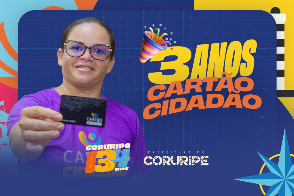 Cartão Cidadão celebra 3 anos com festa para beneficiários e transporte gratuito nesta sexta (15)